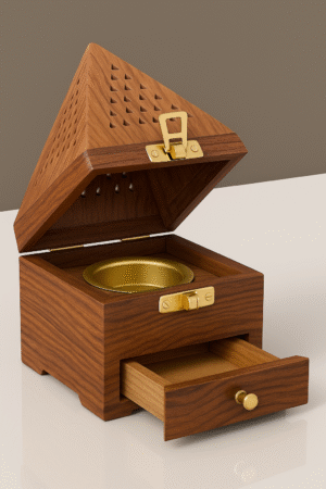 Handcrafted Incense Stick Holder – Ash Catcher Tray