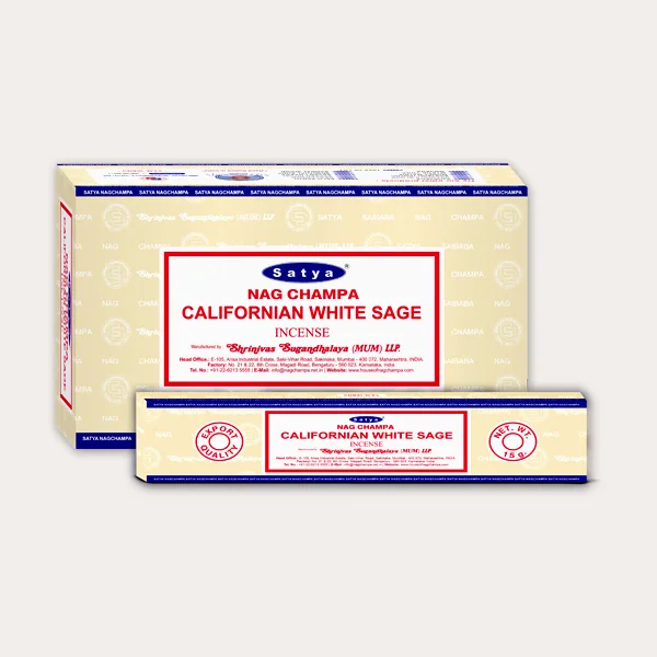 Satya Nagchampa - Californian White Sage Incense Sticks -15g