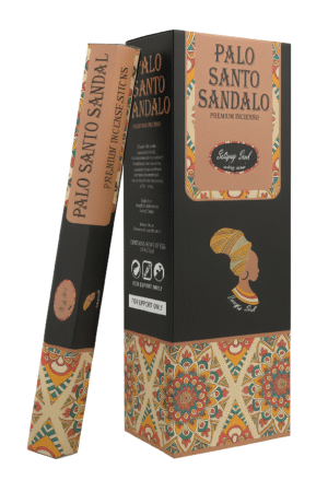 PALO SANTO SANDALO - HEXAGONAL WHITE INCENSE STICKS