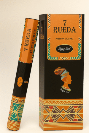 7 RUEDA - HEXAGONAL WHITE INCENSE STICKS