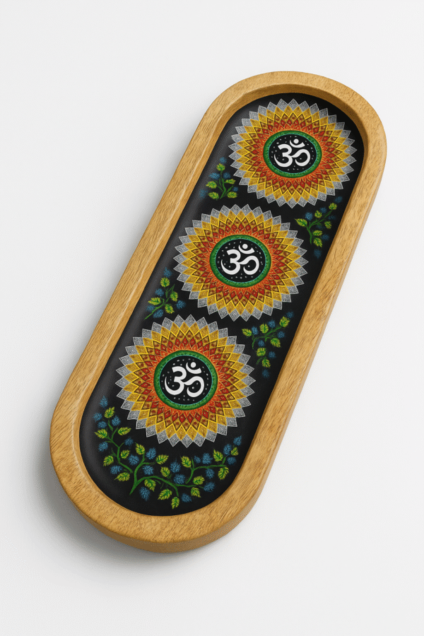 Handcrafted Incense Stick Holder – Ash Catcher Tray - Image 3