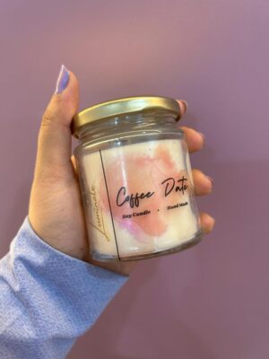 100% Soywax - Coffee Date Scented Candle